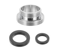 QUARKZMAN Adaptateur De Mousseur De Robinet, M28 Mâle À M22 Mâle Avec Joint, Longueur 13mm, Réducteur De Robinet Aérateur, adaptateur robinet cuisine pour tuyau d'arrosage, robinet d'évier