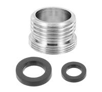 QUARKZMAN Adaptateur De Mousseur De Robinet, Mâle 1/2" Vers Mâle M22 Avec Joint, Longueur 15mm, Réducteur De Robinet Aérateur, adaptateur robinet cuisine pour tuyau d'arrosage, Aérateu