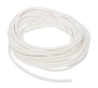 QUARKZMAN Bande d'Étanchéité Ronde en Mousse Silicone, Dia 4mm x 5.5 Mètres Longueur, Cordon Solide Joint Fenêtre Protections Intempéries pour Mur Fenêtre Porte Bricolage DIY, Blanc