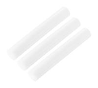 QUARKZMAN Barre Ronde En Plastique ABS Tige Pleine 30 mm x 200 mm Blanc Pour Matériau De Modèle DIY, Fabrication De Modèle Architectural, Table De Sable DIY, Pack De 3