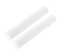 QUARKZMAN Barre Ronde Solide En Plastique ABS 50 mm x 300 mm Blanc Pour Matériau De Modèle DIY, Fabrication De Modèle Architectural, Table De Sable DIY, Pack De 2