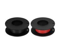 QUARKZMAN Bobine de Fil Électrique en Silicone Calibre 28 Awg, 2 Fils Électriques en Cuivre Étamé de 6,1 M (20 Pi) avec Gaine Thermorétractable Et Serre-Câbles Rouge Et Noir