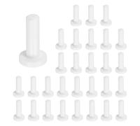 QUARKZMAN Bouchons d'extrémité à Connexion Rapide 6.5 mm 30 pièces | 1/4 pouce, Blanc, pour système d'osmose inverse RO