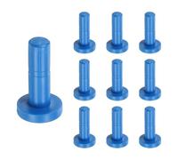 QUARKZMAN Bouchons d'extrémité à raccord Rapide 6.5mm 1/4" 10 pièces | pour système d'osmose inverse de filtre RO, Bleu