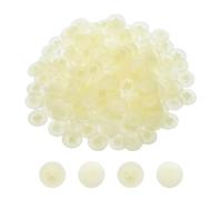 QUARKZMAN Cache-Vis, 108 Pièces 17mm - Cache-Écrou à Vis en Plastique Auto-Verrouillant, Cache-Vis Décoratif pour Écrou de Fixation à Came Phillips, Beige