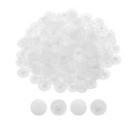 QUARKZMAN Cache-Vis, 108 Pièces 17mm - Cache-Écrou à Vis en Plastique Auto-Verrouillant, Cache-Vis Décoratif pour Écrou de Fixation à Came Phillips, Vis Autotaraudeuses, Blanc