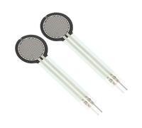 QUARKZMAN Capteur De Pression À Film Mince, 20g-10Kg Résistance Sensible À La Force, FSR402-LT Capteur De Test De Contrainte, Dia. 14.7mm / 0.58in, Haute Précision Pour Instruments, 2 Pcs
