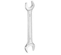 QUARKZMAN ourche Double 12mm x 14mm Métrique Clé Plate à Angle Décalé 15 Degrés, Petite Clé Plate Galvanisée, pour Réparation Automobile, Assemblage de Meubles