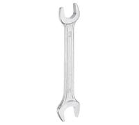 QUARKZMAN ourche Double 13mm x 14mm Métrique Clé Plate à Angle Décalé 15 Degrés, Petite Clé Plate Galvanisée, pour Réparation Automobile, Assemblage de Meubles