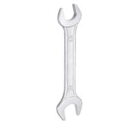 QUARKZMAN ourche Double 13mm x 15mm Métrique Clé Plate à Angle Décalé 15 Degrés, Petite Clé Plate Galvanisée, pour Réparation Automobile, Assemblage de Meubles