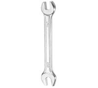 QUARKZMAN ourche Double 7mm x 8mm Métrique Clé Plate à Angle Décalé 15 Degrés, Petite Clé Plate Galvanisée, pour Réparation Automobile, Assemblage de Meubles