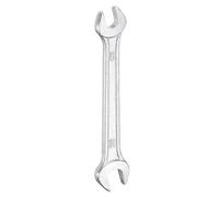 QUARKZMAN ourche Doublees 8mm x 10mm Métrique Clé Plate à Angle Décalé 15 Degrés, Petite Clé Plate Galvanisée, pour Réparation Automobile, Assemblage de Meubles