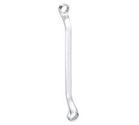 QUARKZMAN Clés Polygonales Double Coudée à 45 Degrés 14mm x 17mm 12 Points Métrique Clé à Œil Cr-V Clé Torx Longue en Acier Chrome Vanadium pour Réparation Automobile et Domestique