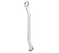 QUARKZMAN Clés Polygonales Double Coudée à 45 Degrés 16mm x 17mm 12 Points Métrique Clé à Œil Cr-V Clé Torx Longue en Acier Chrome Vanadium pour Réparation Automobile et Domestique