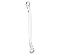 QUARKZMAN Clés Polygonales Double Coudée à 45 Degrés 20mm x 22mm 12 Points Métrique Clé à Œil Cr-V Clé Torx Longue en Acier Chrome Vanadium pour Réparation Automobile et Domestique
