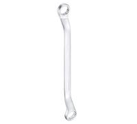 QUARKZMAN Clés Polygonales Double Coudée à 45 Degrés 22mm x 24mm 12 Points Métrique Clé à Œil Cr-V Clé Torx Longue en Acier Chrome Vanadium pour Réparation Automobile et Domestique
