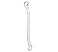 QUARKZMAN Clés Polygonales Double Coudée à 45 Degrés 24mm x 27mm 12 Points Métrique Clé à Œil Cr-V Clé Torx Longue en Acier Chrome Vanadium pour Réparation Automobile et Domestique