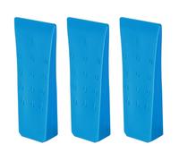 QUARKZMAN Coin Abattage en Plastique 3 Pcs Coin Forestier en Plastique ABS 152 mm pour Bois Coins d'Abattage pour hocs Coins d'Abattage Coins d'Arbre Bleu