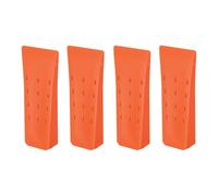 QUARKZMAN Coin Abattage en Plastique 4 Pcs Coin Forestier en Plastique ABS 152 mm pour Bois Coins d'Abattage pour hocs Coins d'Abattage Coins d'Arbre Orange