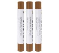 QUARKZMAN Crayons Réparation Meubles, 3Pcs - Bâton Remplissage Cire Pour Bois, Marqueurs Retouche Pour Meubles - Pour Rayures Trou Tables Bureaux Planchers En Bois Couverture, Teck Brun