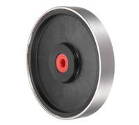 QUARKZMAN Diamond Lapidary Wheel 6 Inch x 1 Inch Avec Trou D'Arbre De 1" 500 Grit Meules De joyauterie Avec Réducteurs, Pour Stone, Marble, Gem, Glass, Ceramics, Cemented Carbide, Steel