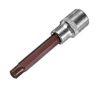 QUARKZMAN Douille à Embout Torx 1/2" x T52, Acier S2, Douilles CR-V Long 4" | à Utiliser avec une liquet, une Barre Coulissante et Tige d'Extension