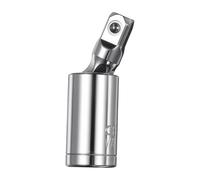 QUARKZMAN Douille Universelle À Cardan 1/4" Drive CR-V Acier À Choc Douille Pivotante Pour Clé Outil, Argent