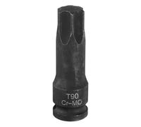 QUARKZMAN Embout de Douille Torx T90 1/2" Entraînement 6 Points Adaptateur de Douille de Tournevis Étoile Torx en Acier CR-MO Allongé pour liquet Électrique Fixation de Vis
