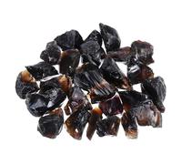 QUARKZMAN Feu Verre pour Feu Fosse 2-3cm(1/9") Verre Roches Noir | pour Naturel ou Propane Cheminée, Élevé Lustre Réfléchissant, Coffre-fort pour Extérieur et Intérieur Feu Fosse Verre