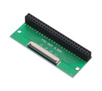 QUARKZMAN FFC FPC Carte de Connecteur 50 Broches 0.5mm Prise | vers 2.54mm Adaptateur de Bande d'Embase Femelle à Double Rangée, Carte de Conversion PCB pour Téléviseurs LCD