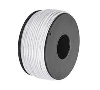 QUARKZMAN Fil de 20AWG, Fil de Raccordement en PVC de Calibre 20, Fil Électrique en Cuivre Étamé UL1007 en Bobine de 30 M/100 Pi, Blanc, pour Câblage Interne, Marine