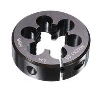 QUARKZMAN Filière Ronde À Filetage M22 x 1.25 Métrique Filière À Filetage | Pour Réparation De Filet, En Acier Rapid (HSS), 2" OD, Ajustable Gaucher