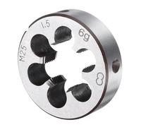 QUARKZMAN Filière Ronde Filetage Métrique M25 x 1.5 À Droite Outil De Coupe De Vis Fixe En Acier À Outils Allié Pour Réparation