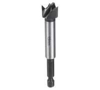 QUARKZMAN Forstner Foret 5/8"(15mm) Carbone Acier Unique Dent Plat Aile Bois Foret Charnière Coupeur avec 1/4" Tige Hexagonale pour Bois Dur Bois Doux Contreplaqué Travail Bois
