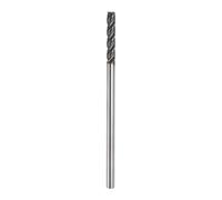 QUARKZMAN Fraise Carbure À Bout Carré 3/16" Diamètre De Coupe 4 Trous Revêtement TiAlN Pour Acier Trempé Métal (3/16" Queue 1" Longueur De Coupe 4" Long 30 Degrés Hélice)