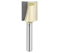 QUARKZMAN Fraise de Nettoyage de Fond de 5/8" de Diamètre, Queue de 1/4", Coupe en Carbure pour Surfacer et Raboter des Fraises pour le Travail du Bois