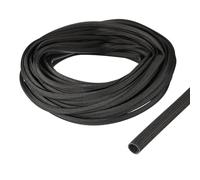 QUARKZMAN Gaine Cable Electrique 6mm ID 15 Mètre de Longueur Haute Température Manchon en Fibre de Verre, Noir