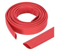QUARKZMAN Gaine Thermorétractable Étanche 12.7mm Diamètre 3 m Longueur 3:1 Rapport de Rétrécissement Tube Thermorétractable à Double Paroi avec Colle Marine pour Isolation de Câble, Rouge