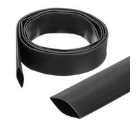 QUARKZMAN Gaine Thermorétractable Étanche 19.1mm Diamètre 1.5m Longueur 3:1 Rapport de Rétrécissement Tube Thermoretractable à Double Paroi avec Colle Marine pour Isolation de Câble, Noir
