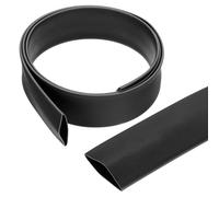 QUARKZMAN Gaine Thermorétractable Étanche 19.1mm Diamètre 1m Longueur 3:1 Rapport de Rétrécissement Tube Thermoretractable à Double Paroi avec Colle Marine pour Isolation de Câble, Noir