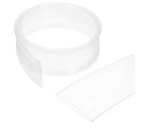 QUARKZMAN Gaine Thermorétractable Étanche 50mm Diamètre 1.5m Longueur 3:1 Rapport de Rétrécissement Tube Thermoretractable à Double Paroi avec Colle Marine pour Isolation, Transparent