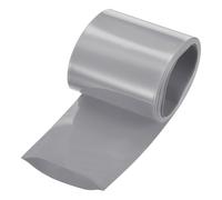 QUARKZMAN Gaine Thermoretractable PVC 50mm Largeur Plate 32mm Dia 1.5m | Gris. Pour Batterie Lithium 18650 21700 26650. Bonne Isolation. Taux de Rétraction 2:1. Manchon Thermofusible