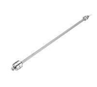 QUARKZMAN Interrupteur À Flotteur En Acier Inoxydable, Tige De 300mm 110V DC 0.2A Capteur De Niveau D'eau Vertical Filetage M10 Contrôleur De Niveau De Liquide Pour Pompe/Alarme 1 Pcs