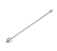 QUARKZMAN Interrupteur À Flotteur En Acier Inoxydable, Tige De 350mm 110V DC 0.5A Capteur De Niveau D'Eau Vertical Filetage M10 Contrôleur De Niveau De Liquide Pour Pompe/Alarme 1 Pcs