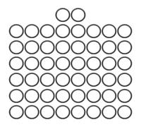 QUARKZMAN Joints Toriques EPDM, 16mm Diamètre Intérieur x 20mm Diamètre Extérieur x 2mm Épaisseur Joint Rond En Caoutchouc, Rondelles De Plomberie Pour Réparation De Robinet, Automobile, ...