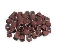 QUARKZMAN Lot de 50 tambours de ponçage 1/2" Mini manchons abrasifs grain 400 bandes abrasives pour meuleuses à tambour appareils rotatifs
