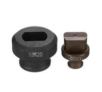 QUARKZMAN Matrice de Poinçonnage Hydraulique Couleur Bordeaux et Noir