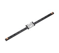 QUARKZMAN MGN12H 350mm Systèmes Guidage à Mouvement Linéaire en Acier, Rail de Guidage Linéaire Coulissant à Roulement Miniature avec Bloc Coulissant pour Machines CNC Imprimantes 3D