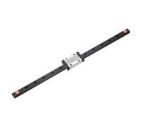 QUARKZMAN MGN12H 400mm Systèmes Guidage à Mouvement Linéaire en Acier, Rail de Guidage Linéaire Coulissant à Roulement Miniature avec Bloc Coulissant pour Machines CNC Imprimantes 3D