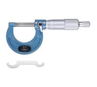 QUARKZMAN Micromètre Extérieur Métrique Plage 0-1 Pouce Précision +/-0.0001 Pouce Micromètre Avec Arrêt À Cliquet Métal Outil De Mesure De Précision Industriel Pour Machiniste Ingénieur,